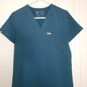 Figs Caribbean Catarina Scrub Top Extra Small